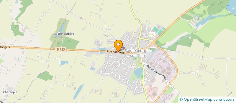 localisation de l'entreprise GARAGE DELETRE à SAINT-GEORGES-SUR-LOIRE