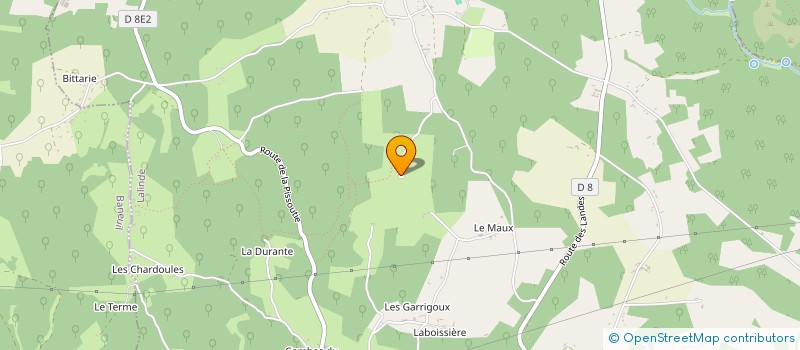 localisation de l'entreprise GARAGE DELMAS  LALINDE