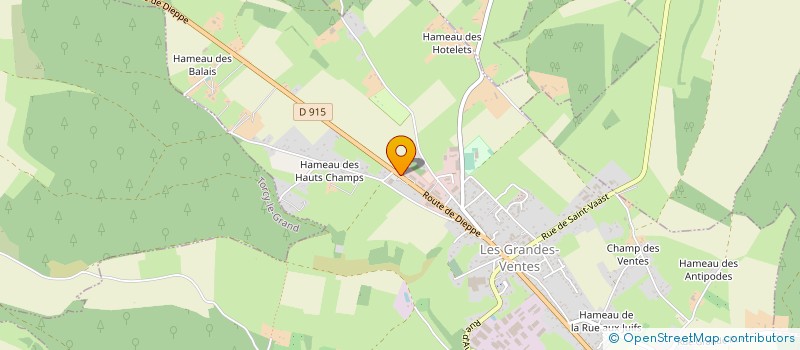 localisation de l'entreprise GARAGE DEMANNEVILLE à LES GRANDES-VENTES