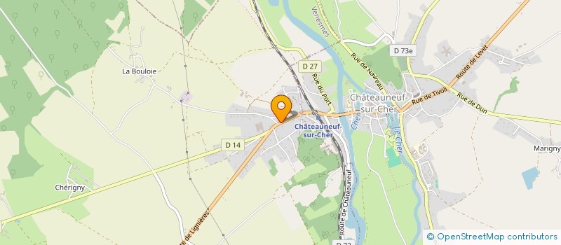 localisation de l'entreprise GARAGE DENIS  VENESMES