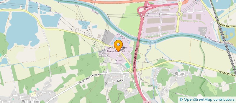 localisation de l'entreprise GARAGE DEPANNAGE DES CERISIERS  PONTPOINT