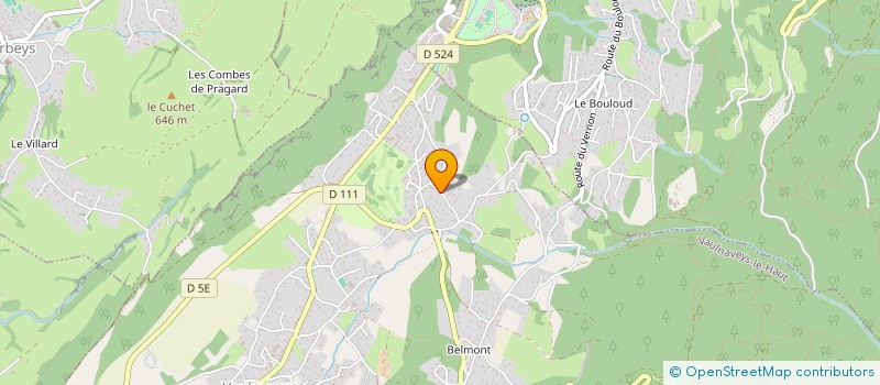 localisation de l'entreprise GARAGE DEPOT BOX  VAULNAVEYS-LE-HAUT