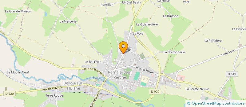 localisation de l'entreprise GARAGE DEROUET SA à REMALARD-EN-PERCHE