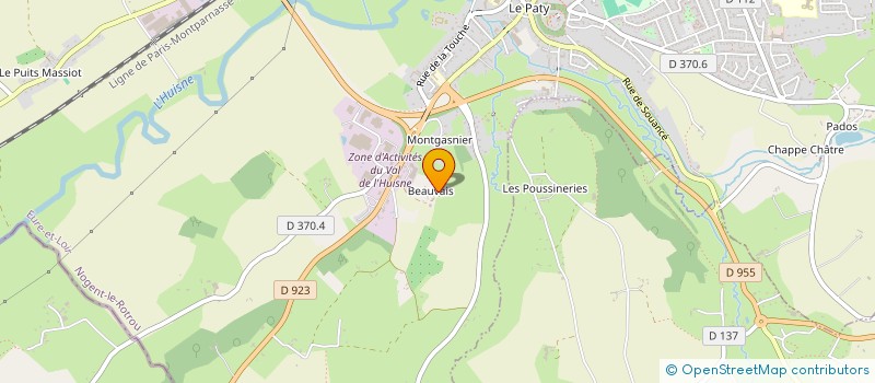 localisation de l'entreprise GARAGE DEROUIN à NOGENT LE ROTROU