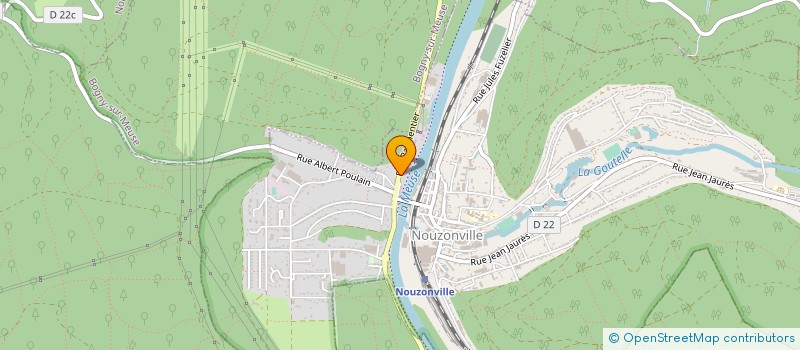 localisation de l'entreprise GARAGE DERRIERE OLIVIER  NOUZONVILLE