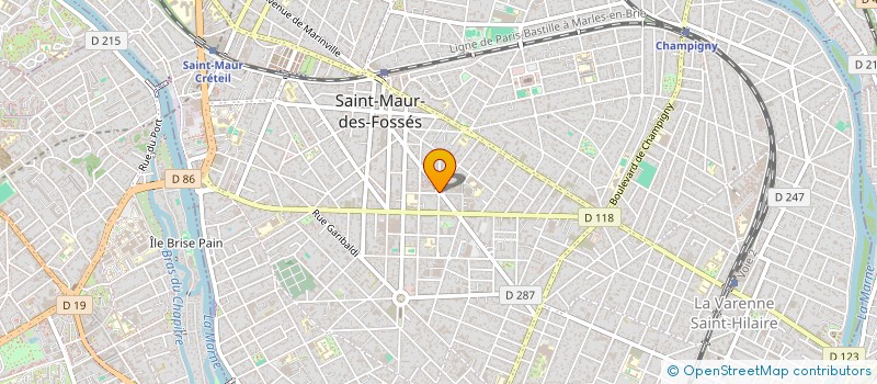 localisation de l'entreprise GARAGE DES 2 F à SAINT-MAUR-DES-FOSSES