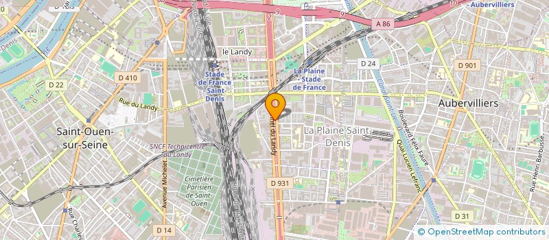 localisation de l'entreprise GARAGE DES 3 COLONNES à SAINT-DENIS