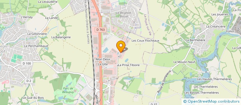 localisation de l'entreprise GARAGE DES AJONCS à MOUILLERON-LE-CAPTIF