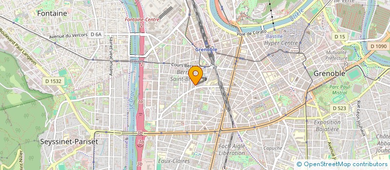 localisation de l'entreprise GARAGE DES ALLIES  GRENOBLE