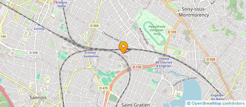 localisation de l'entreprise GARAGE DES ALOUETTES à EAUBONNE