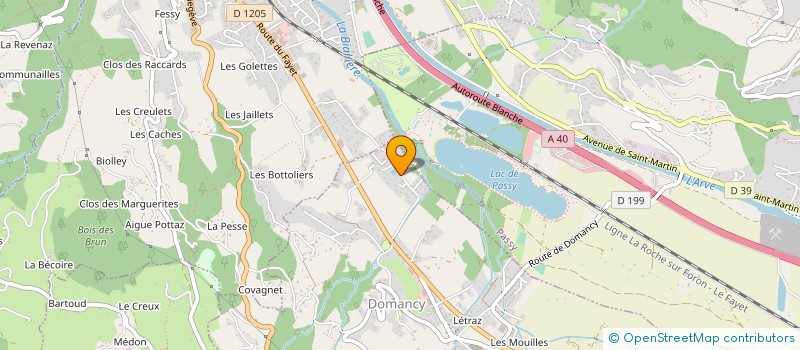 localisation de l'entreprise GARAGE DES ARAVIS à DOMANCY