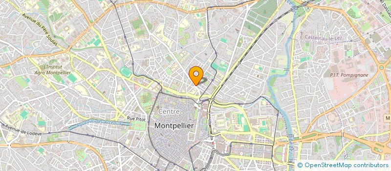 localisation de l'entreprise GARAGE DES BEAUX ARTS à MONTPELLIER