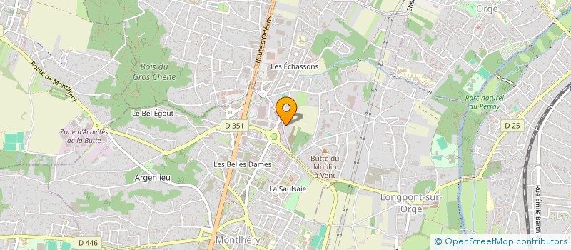localisation de l'entreprise GARAGE DES BELLES DAMES à MONTLHERY