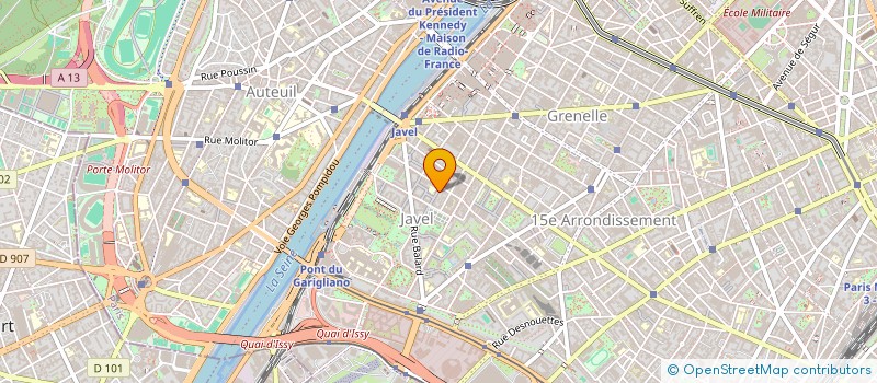 localisation de l'entreprise GARAGE DES CEVENNES à PARIS