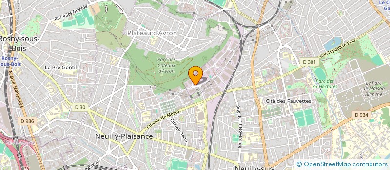 localisation de l'entreprise GARAGE DES CHANOUX à NEUILLY-SUR-MARNE