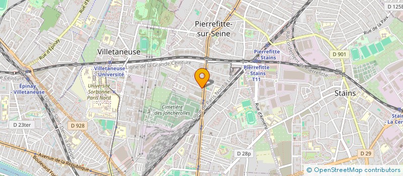 localisation de l'entreprise GARAGE DES CINQ FRERES à PIERREFITTE SUR SEINE