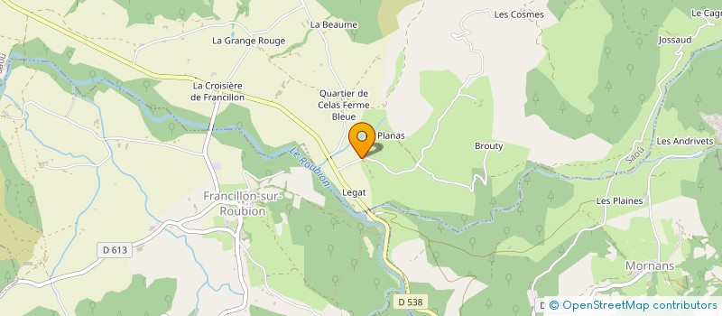 localisation de l'entreprise GARAGE DES COSMES  SAOU