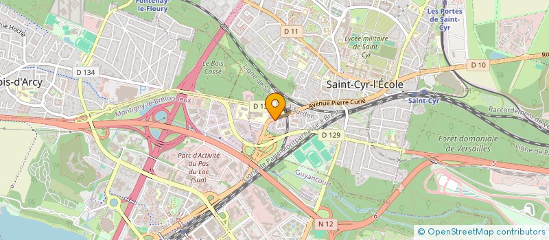 localisation de l'entreprise GARAGE DES COTTAGES à SAINT-CYR-L'ECOLE