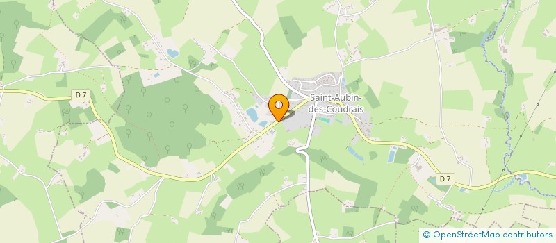 localisation de l'entreprise GARAGE DES COUDRAIS  SAINT-AUBIN-DES-COUDRAIS