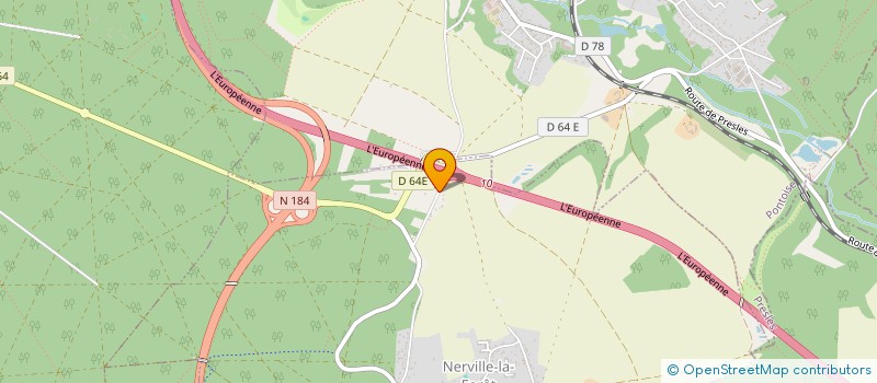 localisation de l'entreprise GARAGE DES COUTUMES à NERVILLE-LA-FORET
