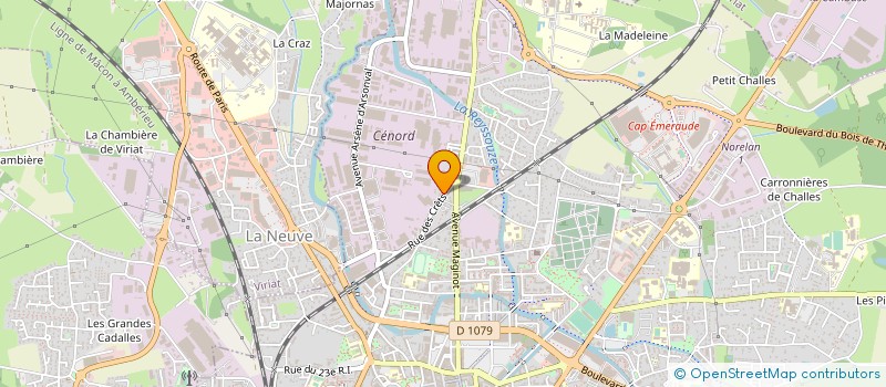 localisation de l'entreprise GARAGE DES CRETS à BOURG-EN-BRESSE