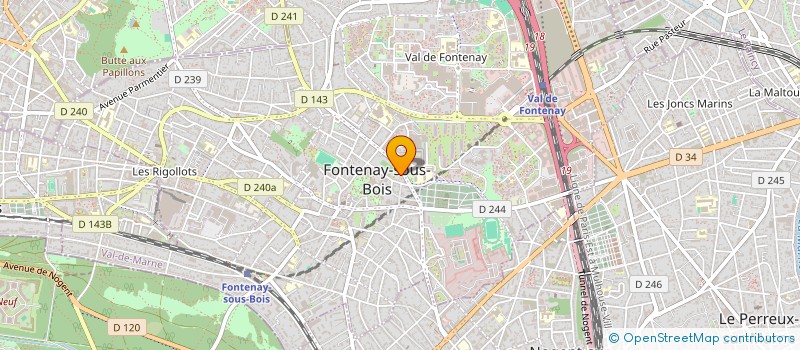 localisation de l'entreprise GARAGE DES EMERIS à FONTENAY-SOUS-BOIS