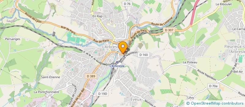 localisation de l'entreprise GARAGE DES FRERES MIRANDA  BULLY