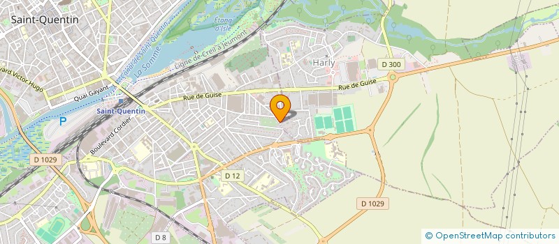 localisation de l'entreprise GARAGE DES FUSILLES à SAINT-QUENTIN
