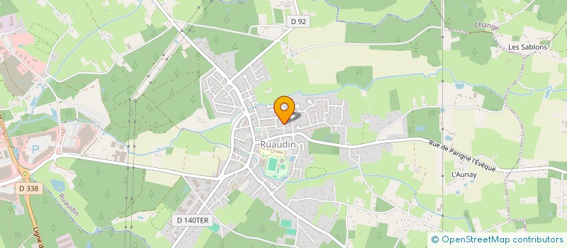 localisation de l'entreprise GARAGE DES HUNAUDIERES à CHANGE