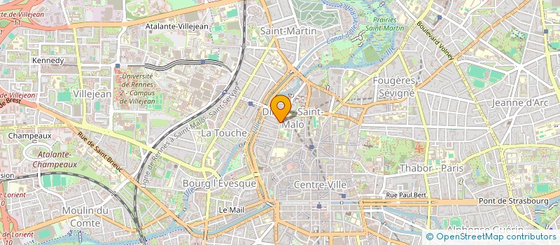 localisation de l'entreprise GARAGE DES LICES  RENNES