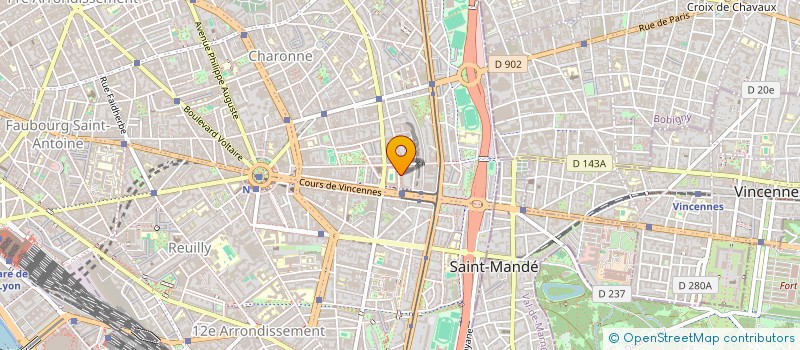 localisation de l'entreprise GARAGE DES MARAICHERS  PARIS