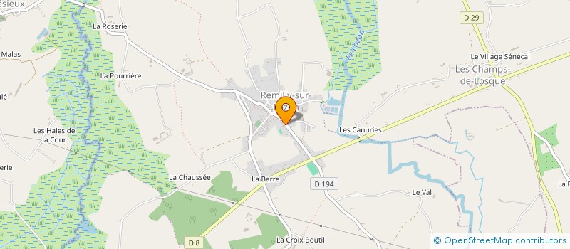 localisation de l'entreprise GARAGE DES MARAIS  REMILLY LES MARAIS