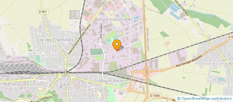 localisation de l'entreprise GARAGE DES MINIMES à LAON
