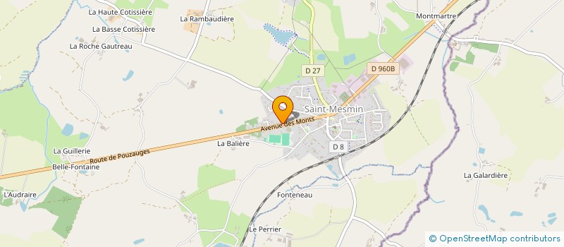 localisation de l'entreprise GARAGE DES MONTS  SAINT-MESMIN