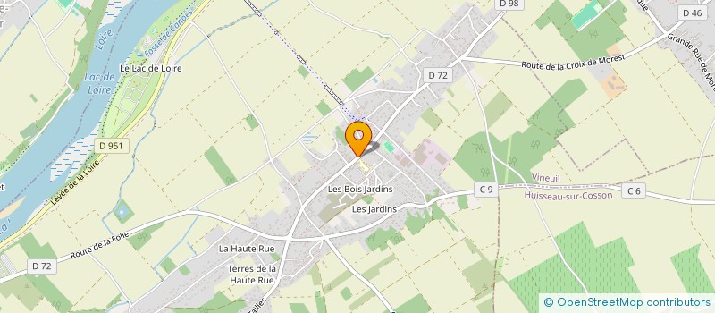 localisation de l'entreprise GARAGE DES NOELS à VINEUIL