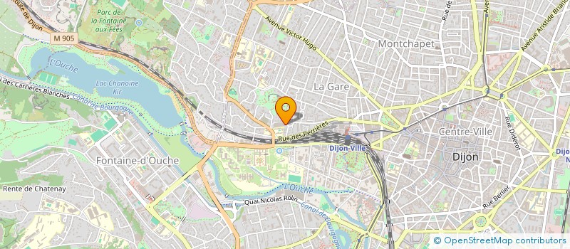 localisation de l'entreprise GARAGE DES PERRIERES à DIJON