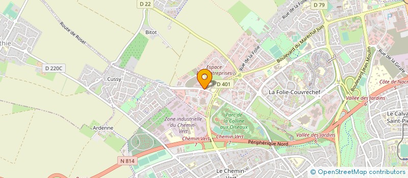 localisation de l'entreprise GARAGE DES PEUPLIERS à SAINT-CONTEST