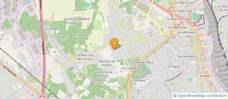 localisation de l'entreprise GARAGE DES PROS à SARAN