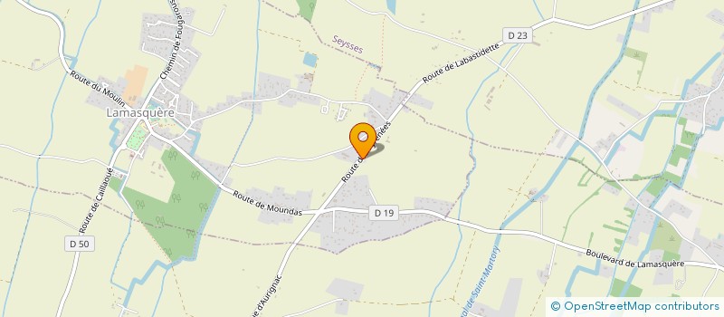 localisation de l'entreprise GARAGE DES PYRENEES SARL LAFFAGE & FILS  LAMASQUERE