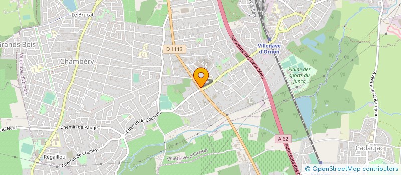 localisation de l'entreprise GARAGE DES PYRENEES TOCHEPORT FRERES à VILLENAVE-D'ORNON