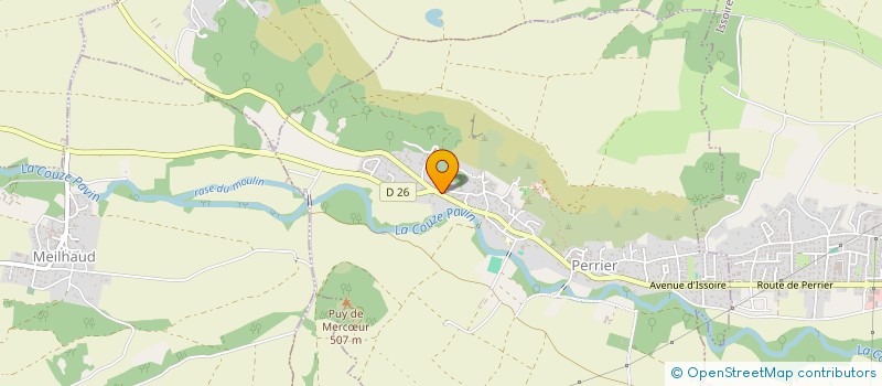 localisation de l'entreprise GARAGE DES ROCHE  PERRIER