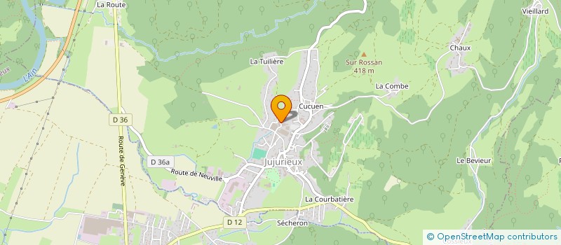 localisation de l'entreprise GARAGE DES SOIERIES à JUJURIEUX