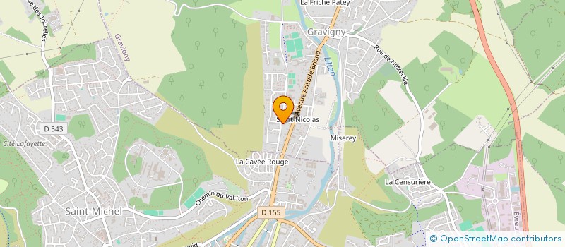 localisation de l'entreprise GARAGE DES SPORTS à GRAVIGNY
