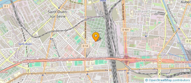 localisation de l'entreprise GARAGE DES TAXIS G 7 à SAINT-OUEN-SUR-SEINE