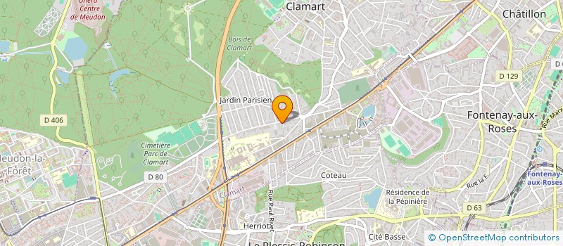 localisation de l'entreprise GARAGE DES TRIVAUX à CLAMART