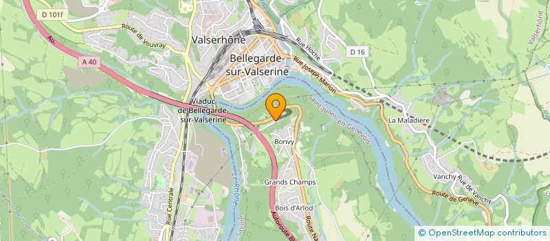 localisation de l'entreprise GARAGE DES VERNETTES à ELOISE