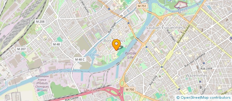 localisation de l'entreprise GARAGE DESCAMPS à LILLE