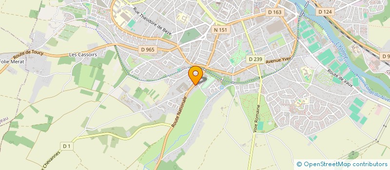 localisation de l'entreprise GARAGE DEVILLAINE à AUXERRE