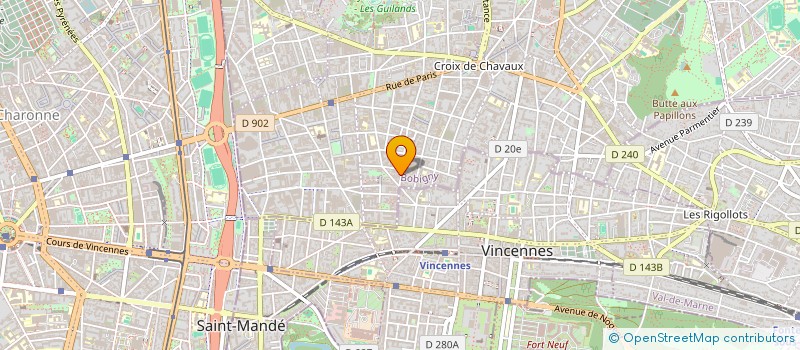localisation de l'entreprise GARAGE DEZA à MONTREUIL