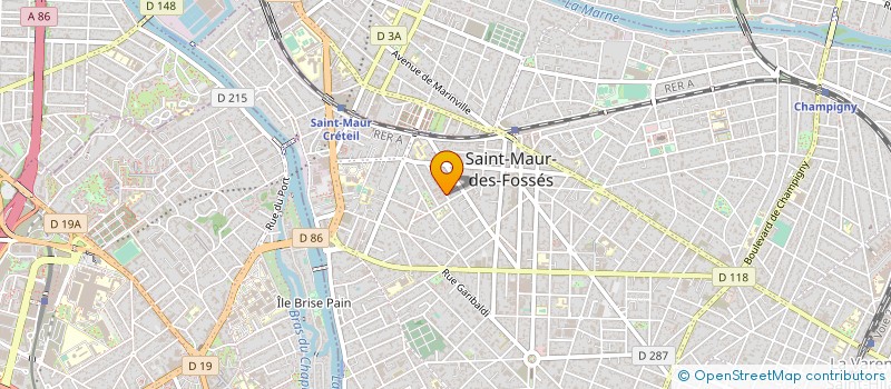 localisation de l'entreprise GARAGE DIDEROT COQUELIN à SAINT-MAUR-DES-FOSSES